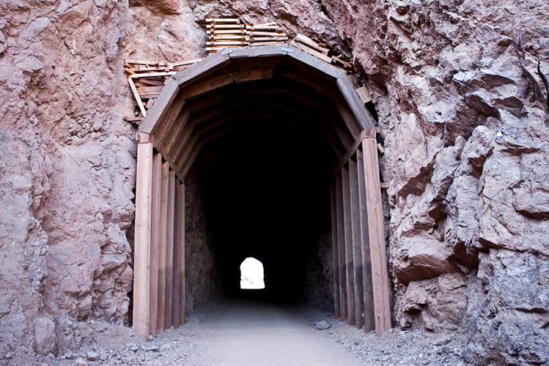 Railroad Tunnel Mountain Bike Trail in Boulder City, Nevada