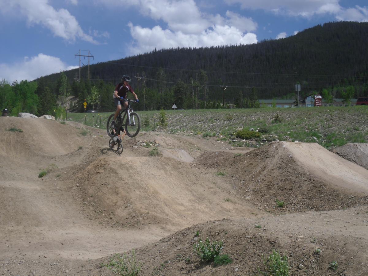 Frisco Adventure Park Mountain Bike Trail in Frisco, Colorado