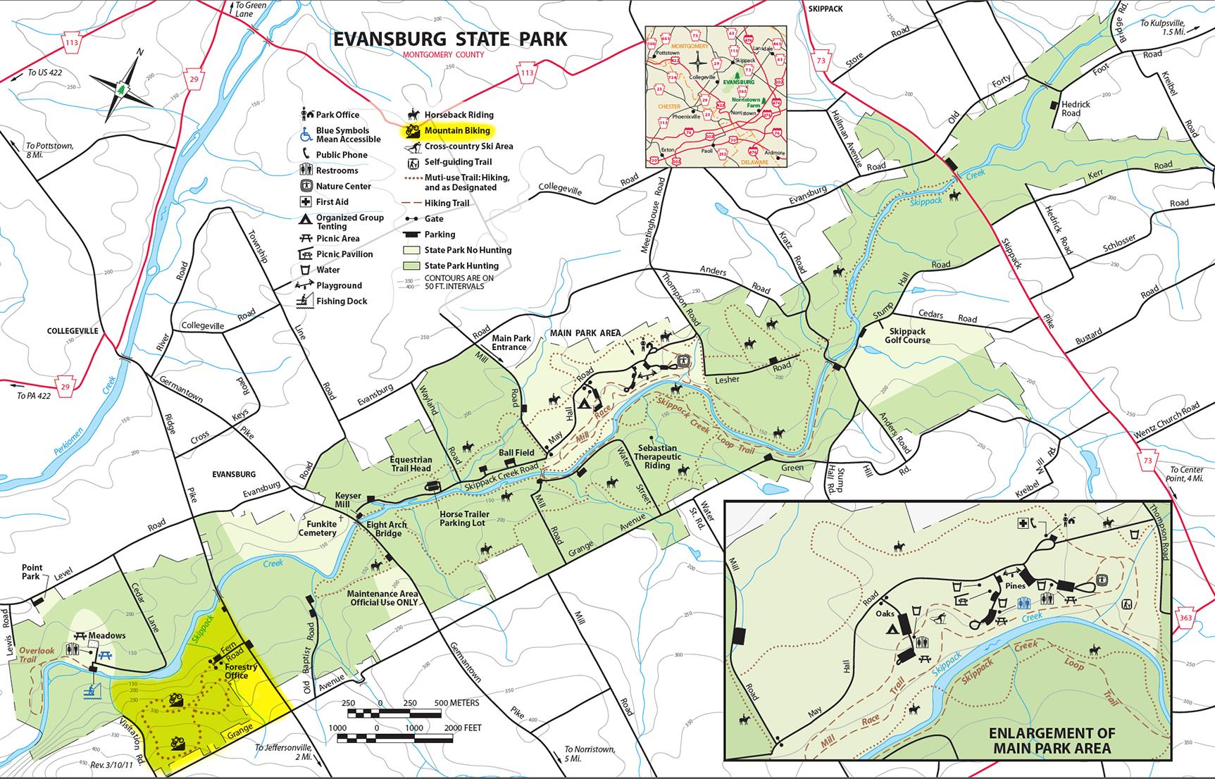 Evansburg State Park Photo SINGLETRACKS COM Evansburg State Park Photo SINGLETRACKS COM