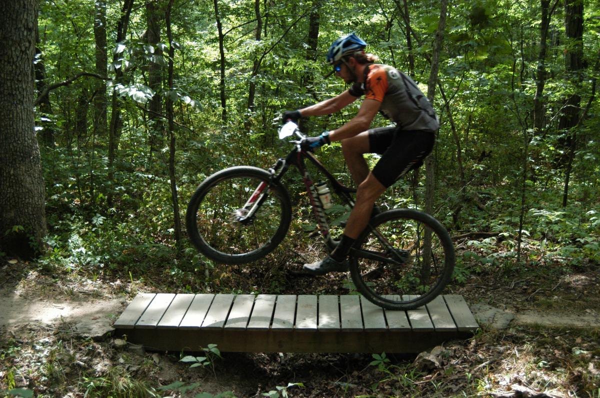 Binder Lake Mountain Bike Trail in Jefferson City, Missouri