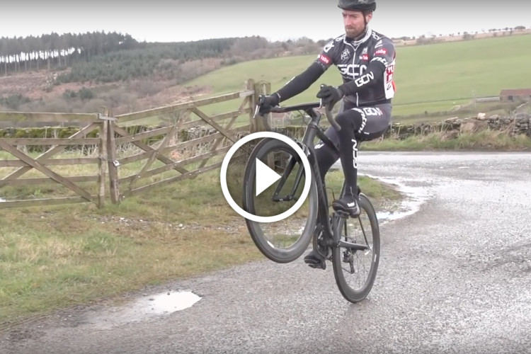 Watch Riding an Elevated Ropes Course on a Road Bike Singletracks