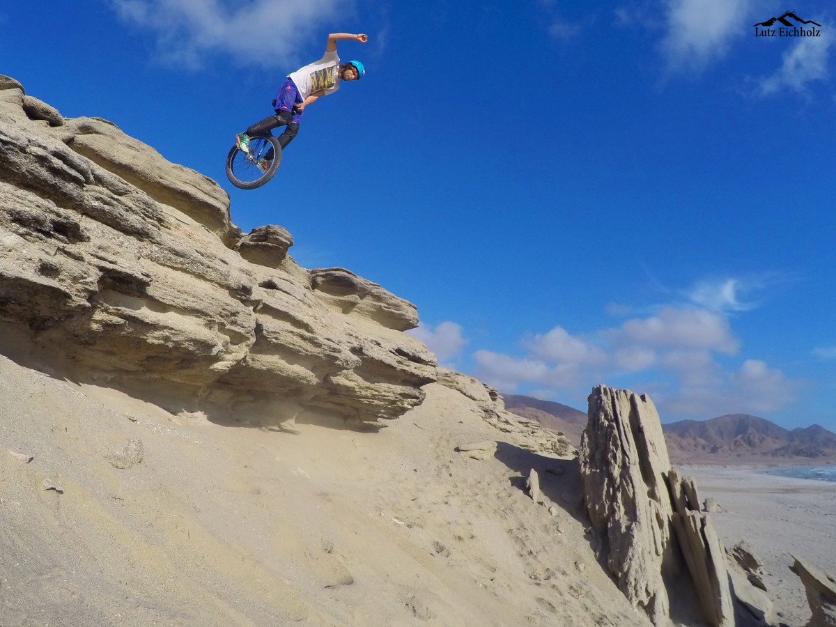 Watch Mountain Unicycling at Over 13,000 Feet in Chile Singletracks