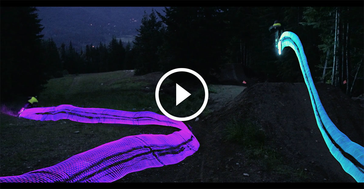 Watch Light Cycles Uses LED Lights to Trace Riders Getting Rad