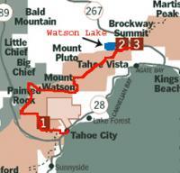 Tahoe Rim Trail: Watson Lake to Tahoe City 