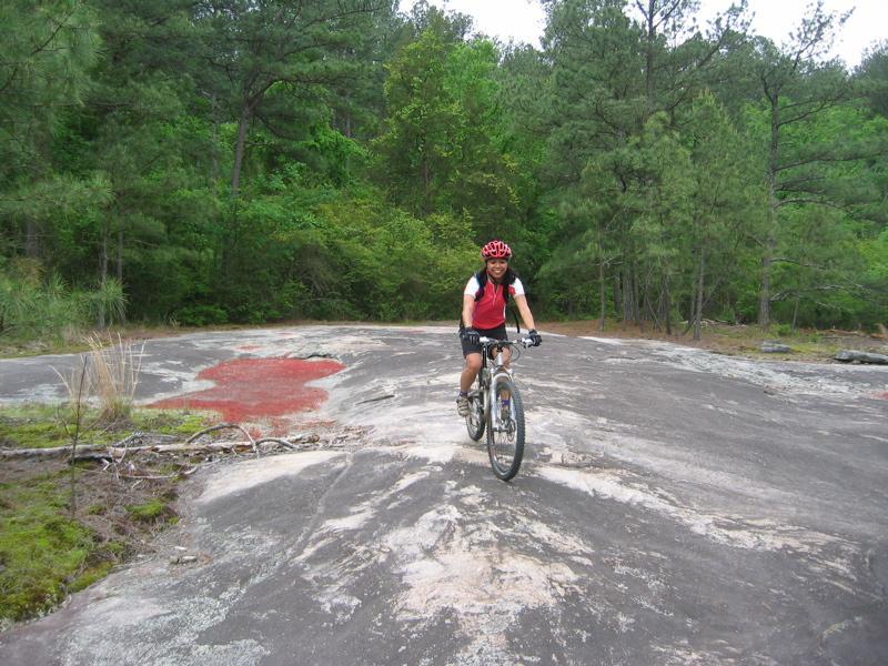 Tribble Mill Park Mountain Bike Trail in Lawrenceville,