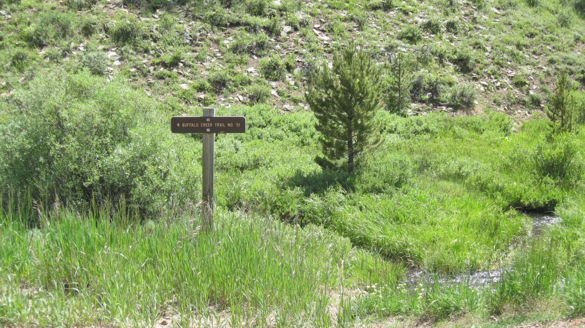 Troublesome Creek Mountain Bike Trail in Granby, Colorado