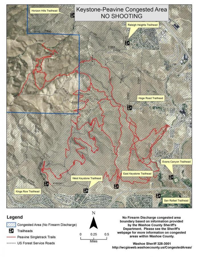 Peavine Mountain Bike Trail in Reno, Nevada