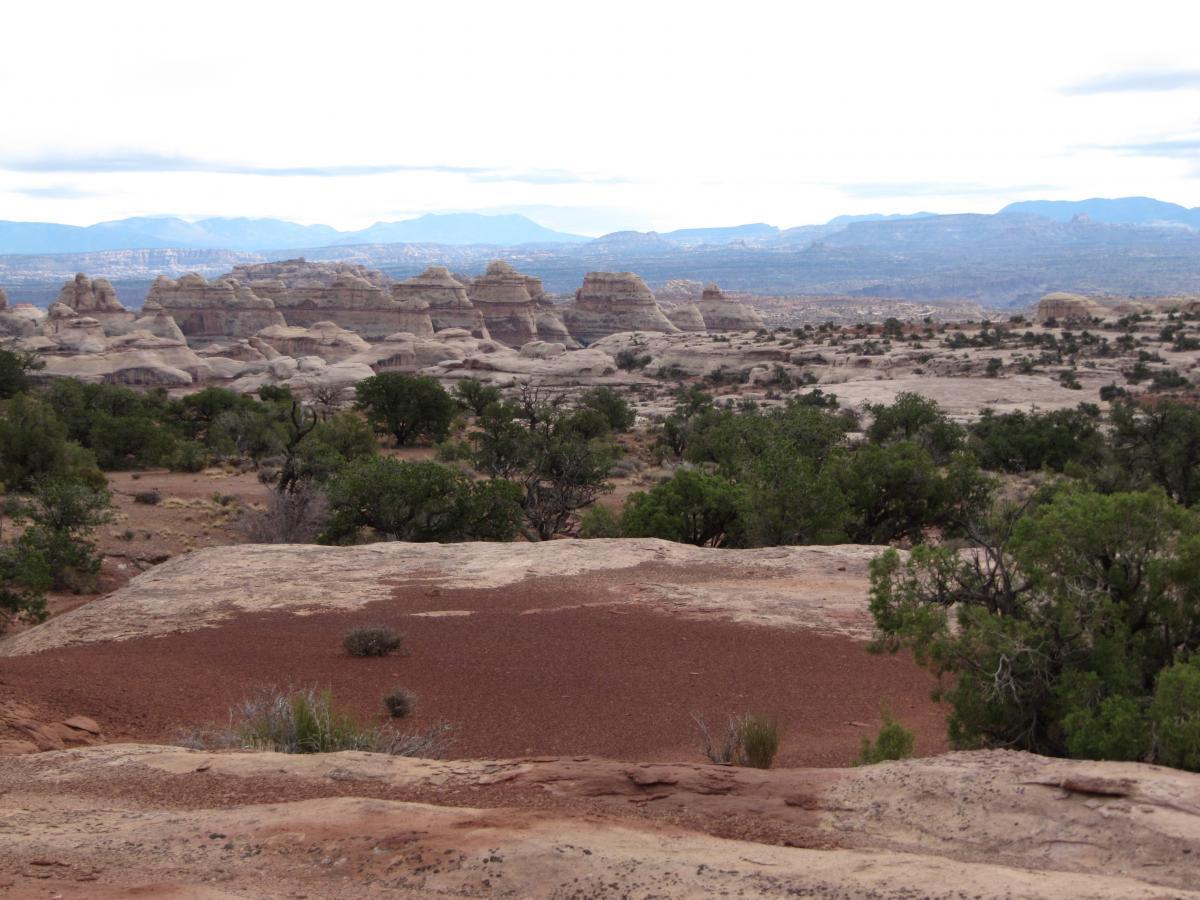 Teapot Rock Standing Rock, Canyonlands national park photo