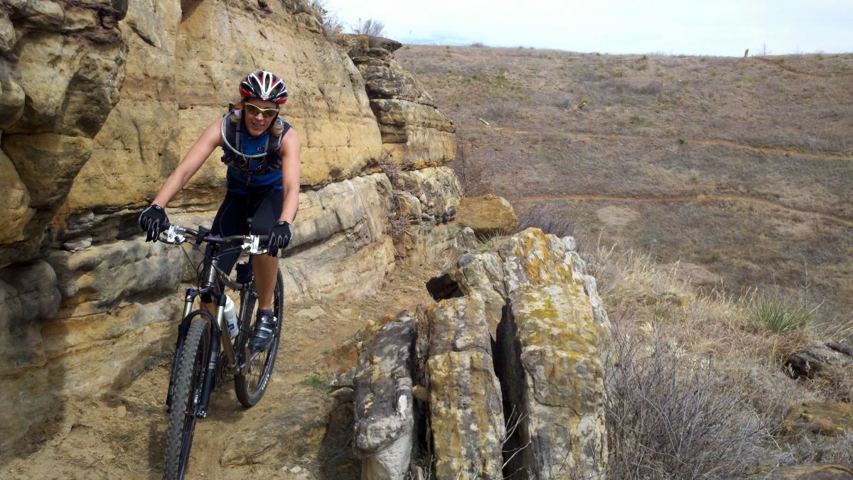 Switchgrass Mountain Bike Trail in Wilson, Kansas