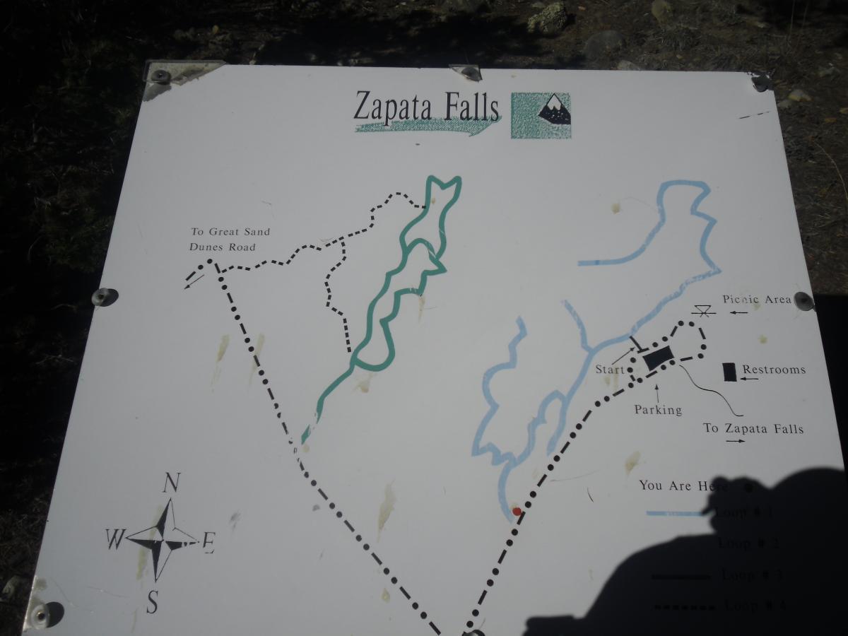 Zapata Falls Mountain Bike Trail in Alamosa, Colorado
