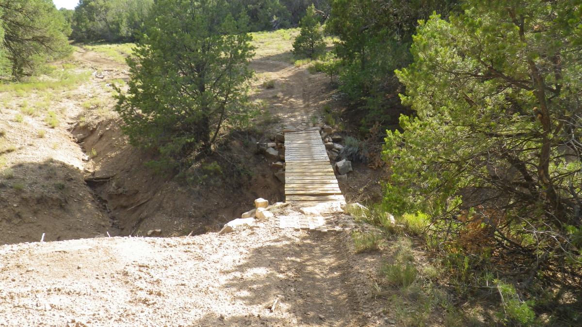 Coyote Trail Mountain Bike Trail in Tijeras, New Mexico