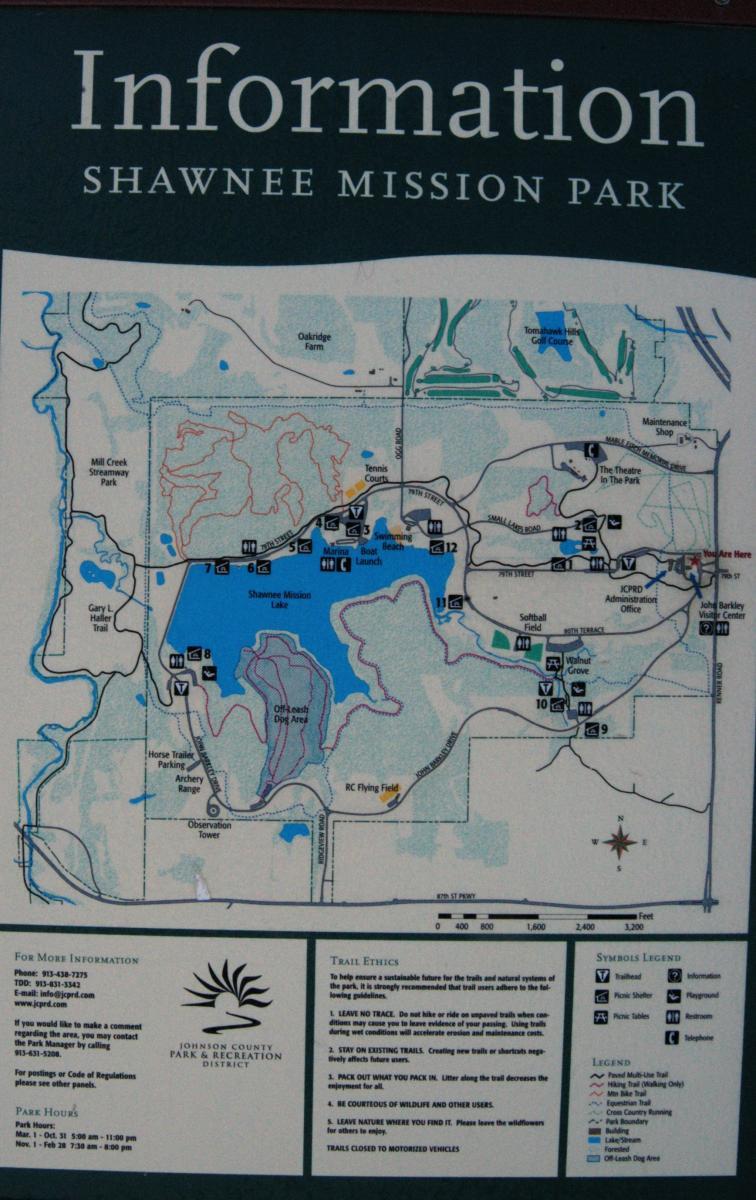 Shawnee Mission Park Map 0 