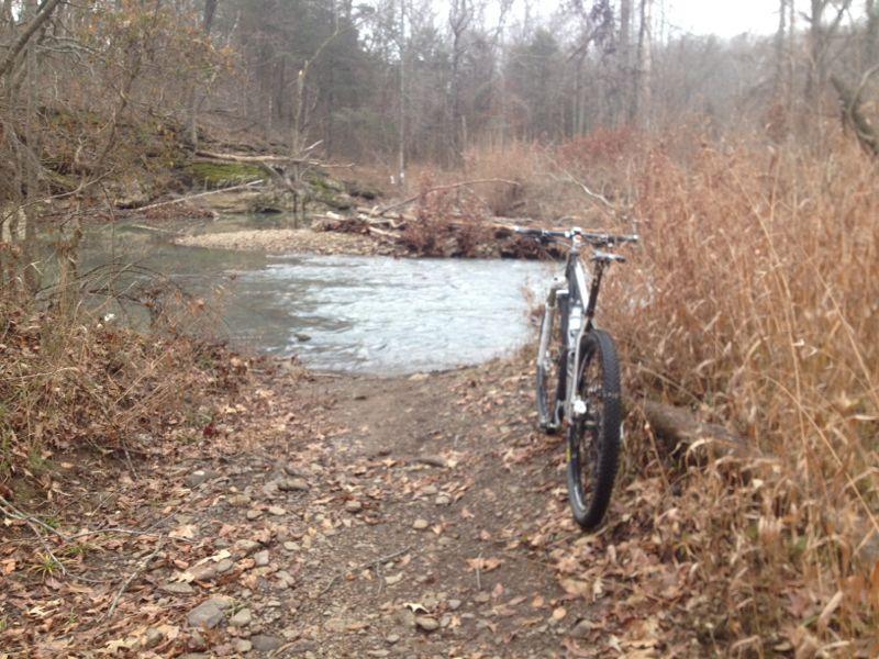 Fossil Flats Mountain Bike Trail in West Fork, Arkansas