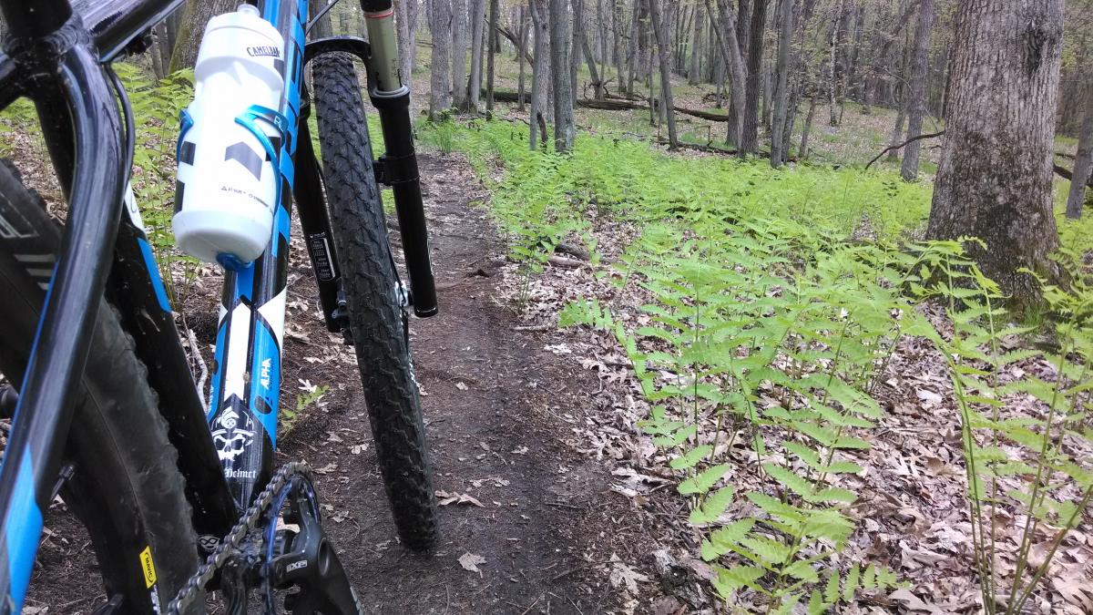 Northwest Park Mountain Bike Trail in Eau Claire, Wisconsin
