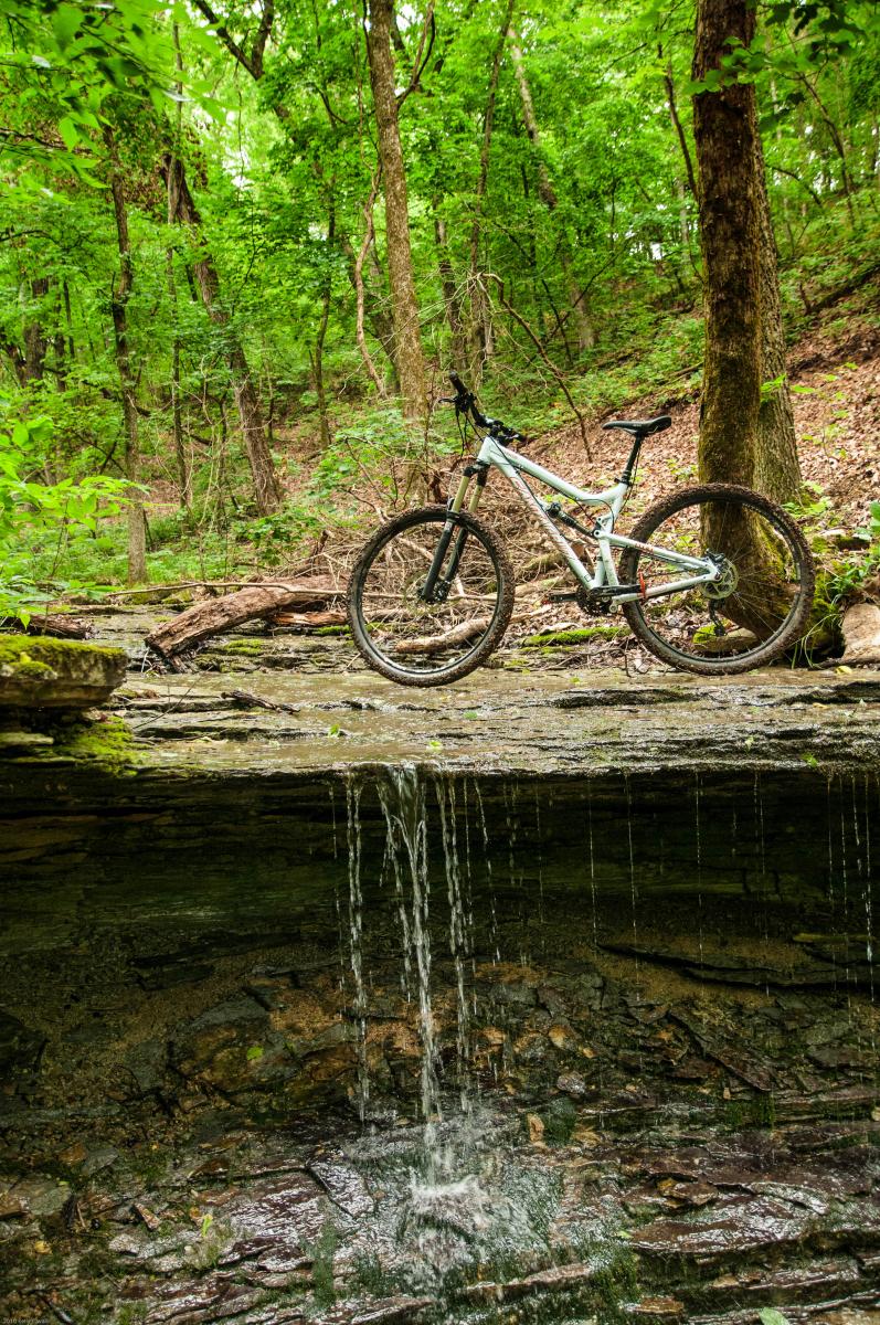 Two Rivers Bike Park Mountain Bike Trail in Highlandville, Missouri