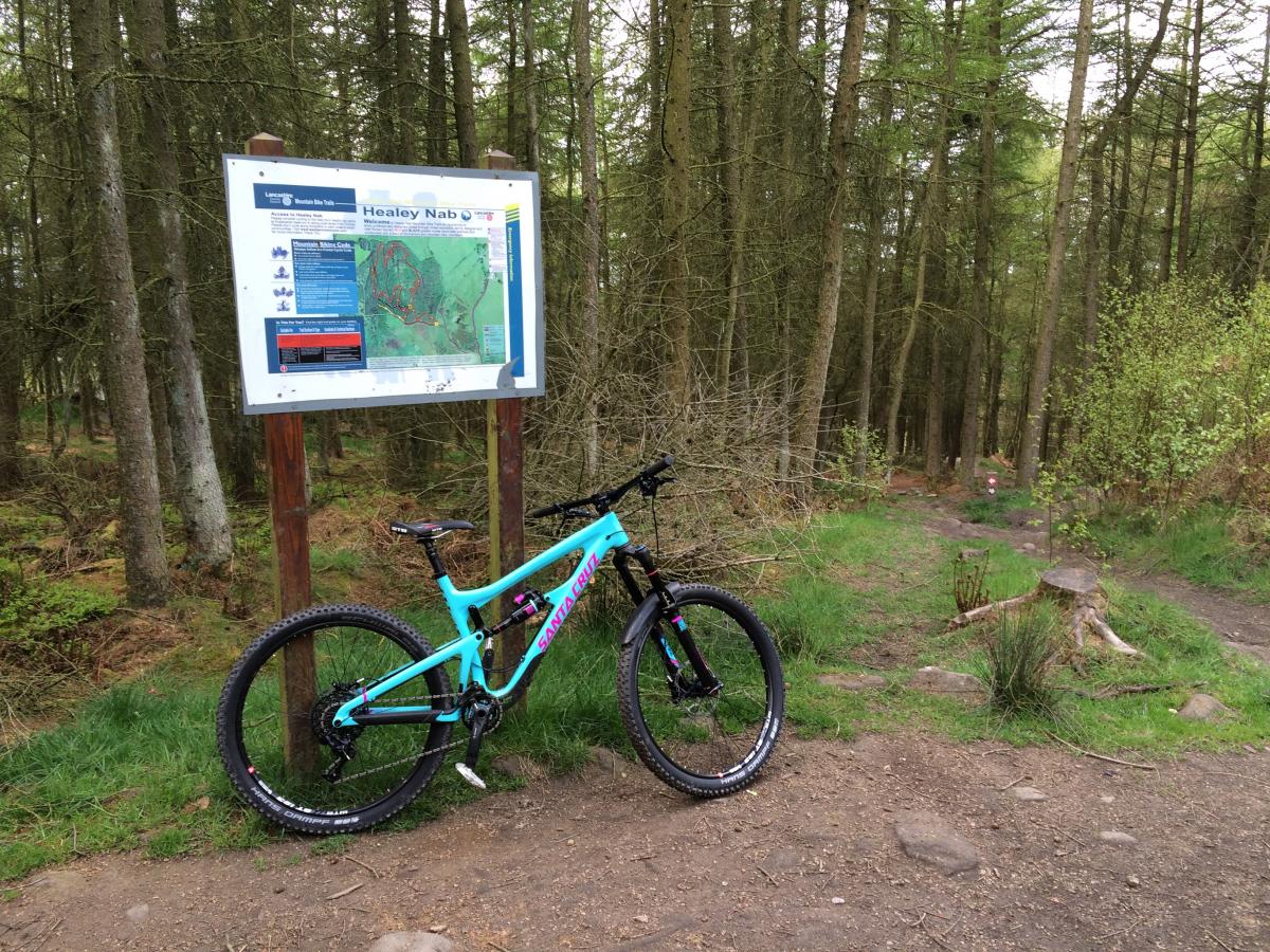 Healy Nab Mountain Bike Trail in Chorley, England