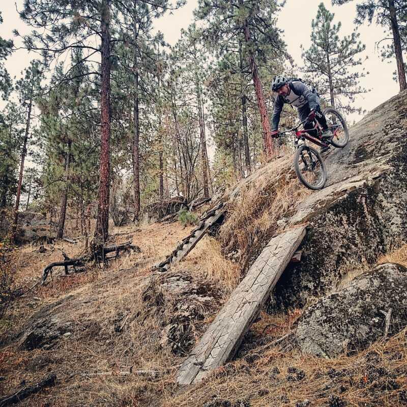 Beacon Hill Mountain Bike Trail in Spokane, Washington