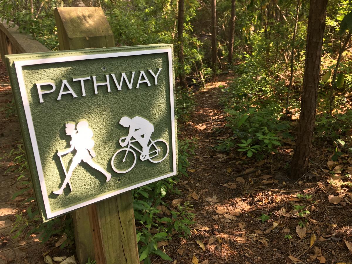 Palmetto Bay Trails Mountain Bike Trail in Hilton Head Island, South