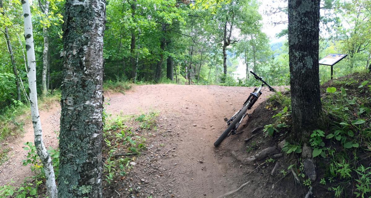 Mission Creek Mountain Bike Trail in Duluth, Minnesota