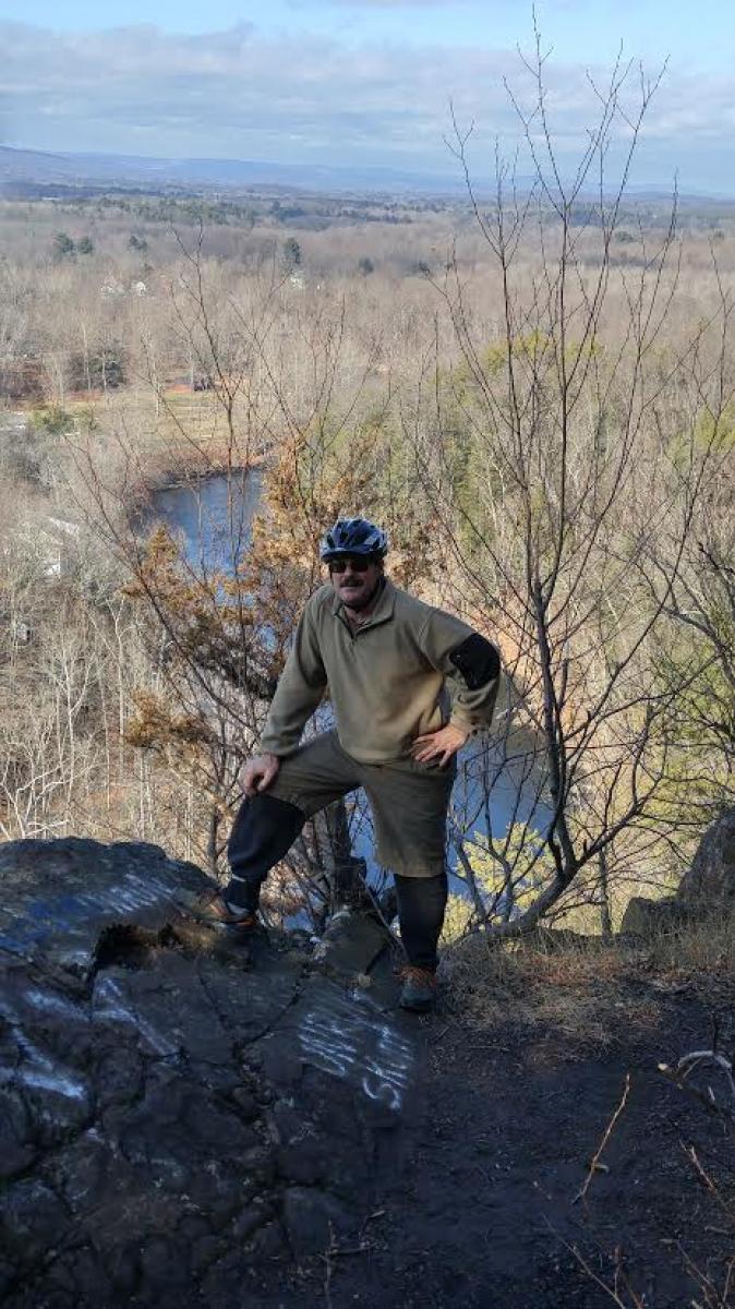 Cowles Park Mountain Bike Trail in East Granby, Connecticut