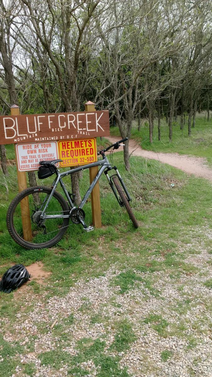 bluff creek bike trail