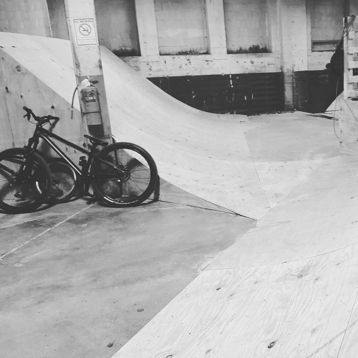 Mike's Indoor Bike Park Mountain Bike Trail in Dayton, Ohio