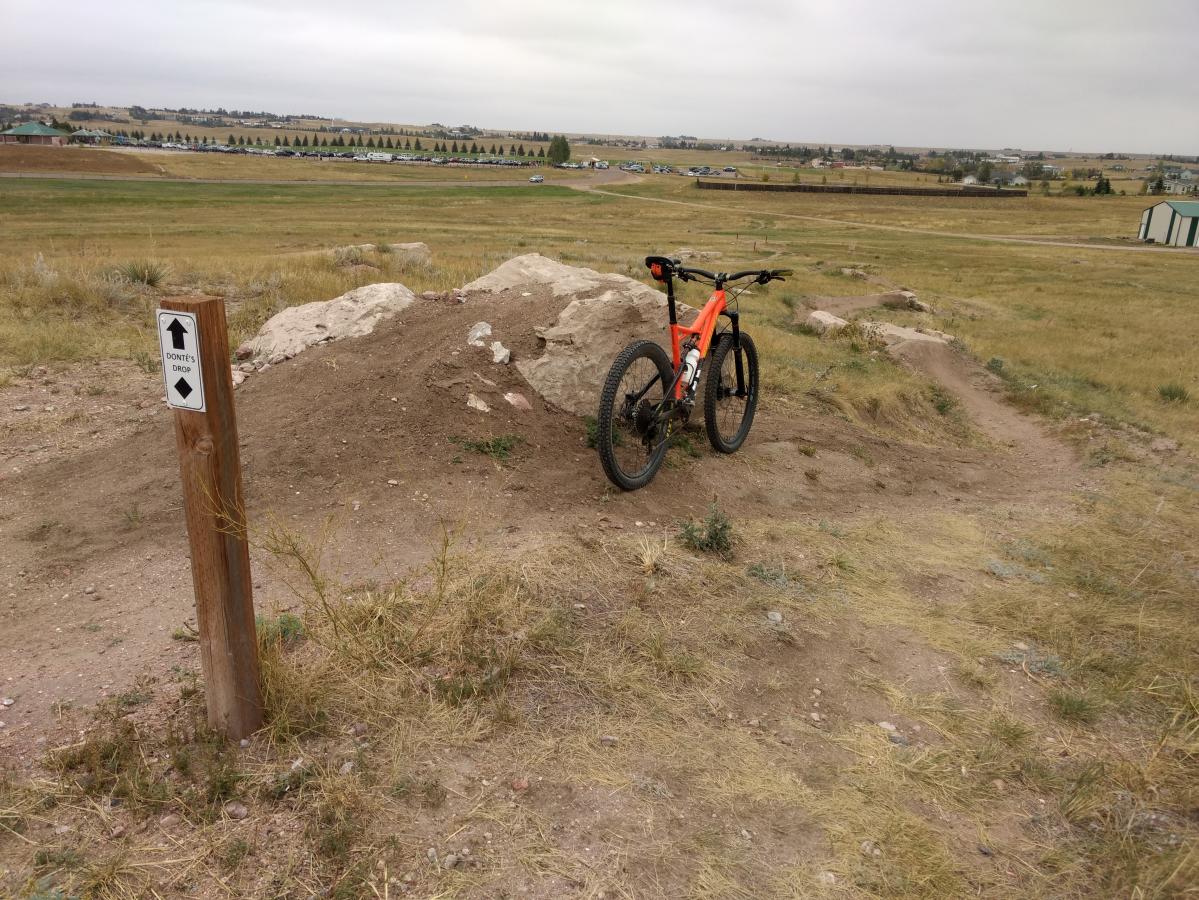 North Cheyenne Community Park Mountain Bike Trail in Cheyenne, Wyoming