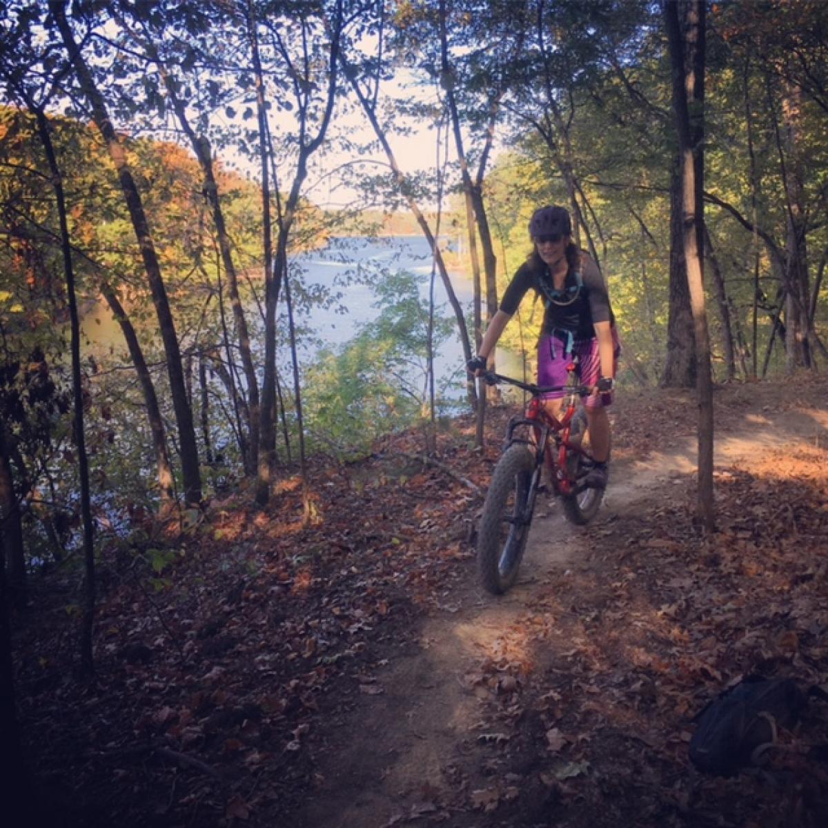 Trail D Mountain Bike Trail in Marshall, Illinois