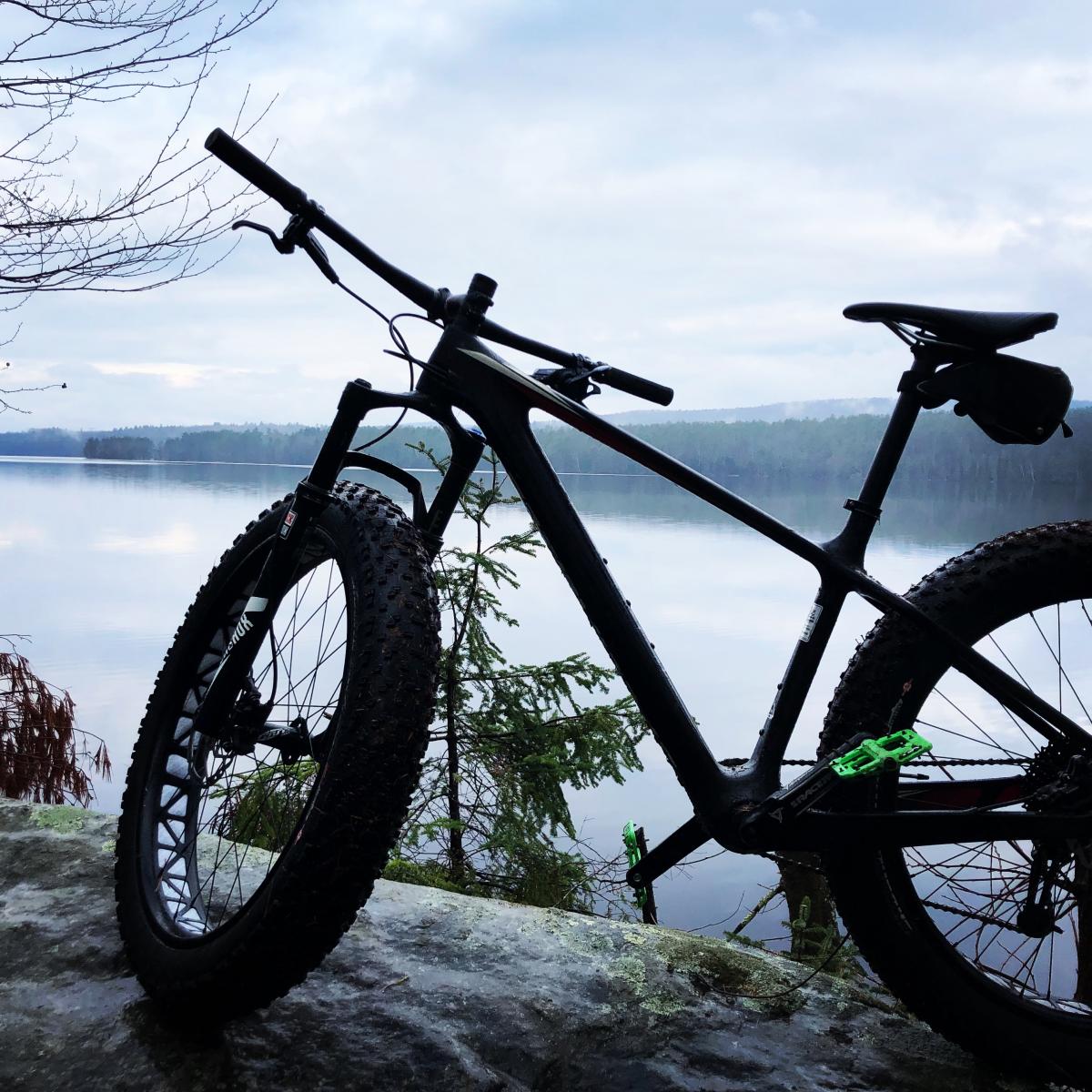 Moore Dam Mountain Bike Trail in Littleton, New Hampshire