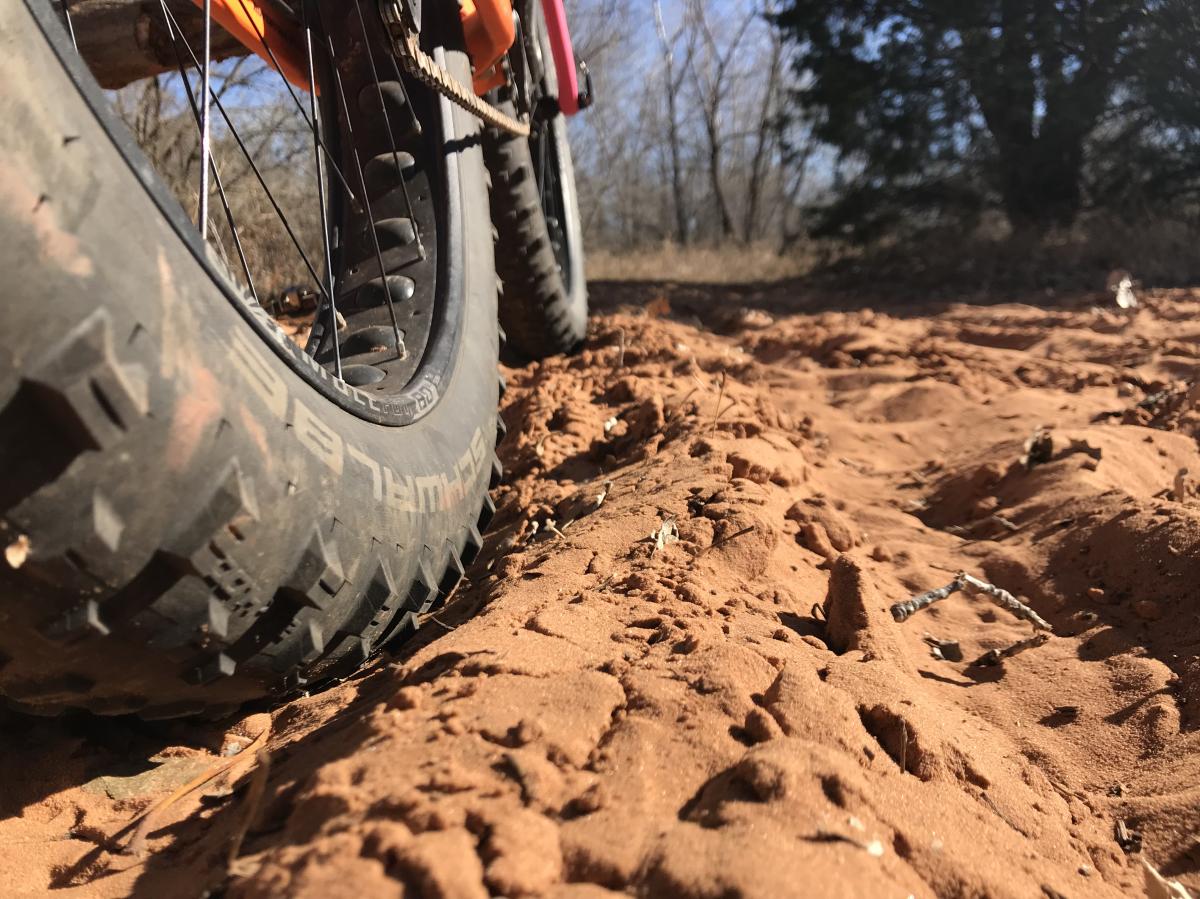 Arcadia Laketrails Mountain Bike Trail in Edmond, Oklahoma