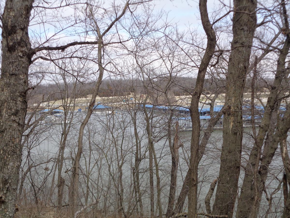 Clinton State Park Mountain Bike Trail in Lawrence, Kansas
