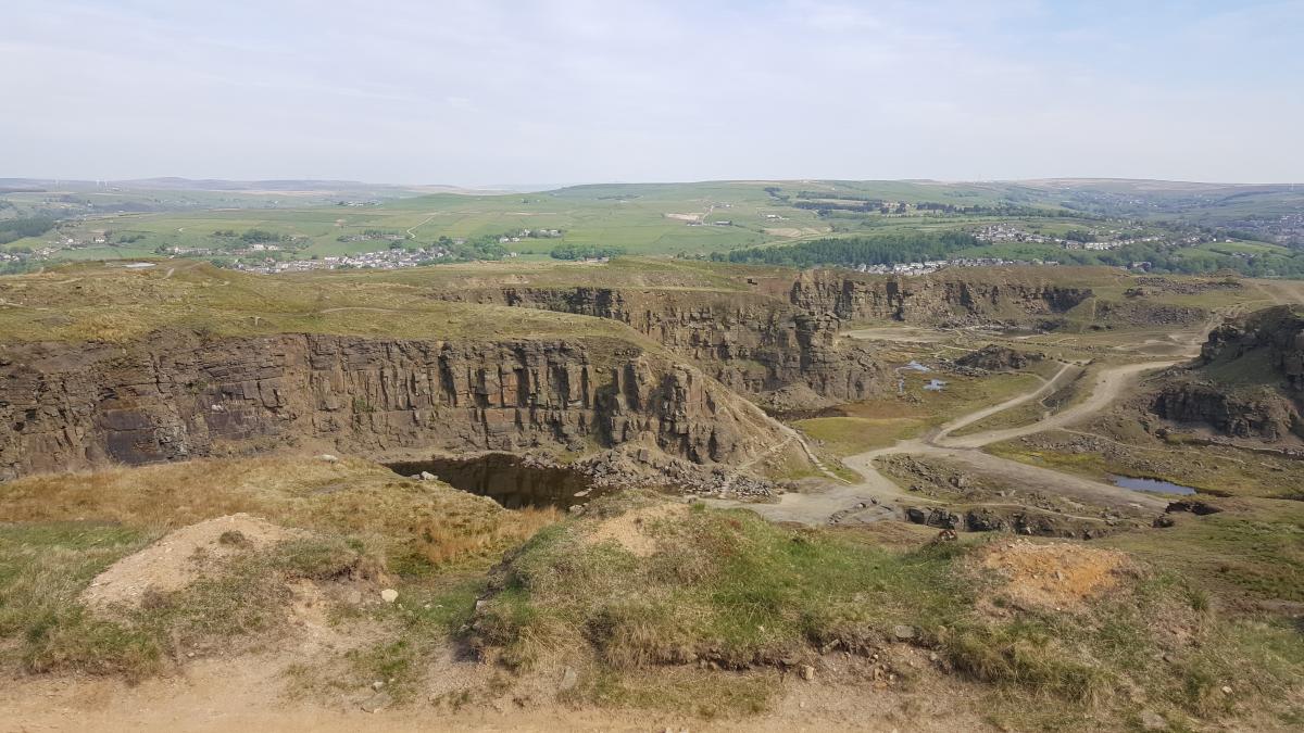 Lee Quarry Mountain Bike Trail in Bacup, United Kingdom