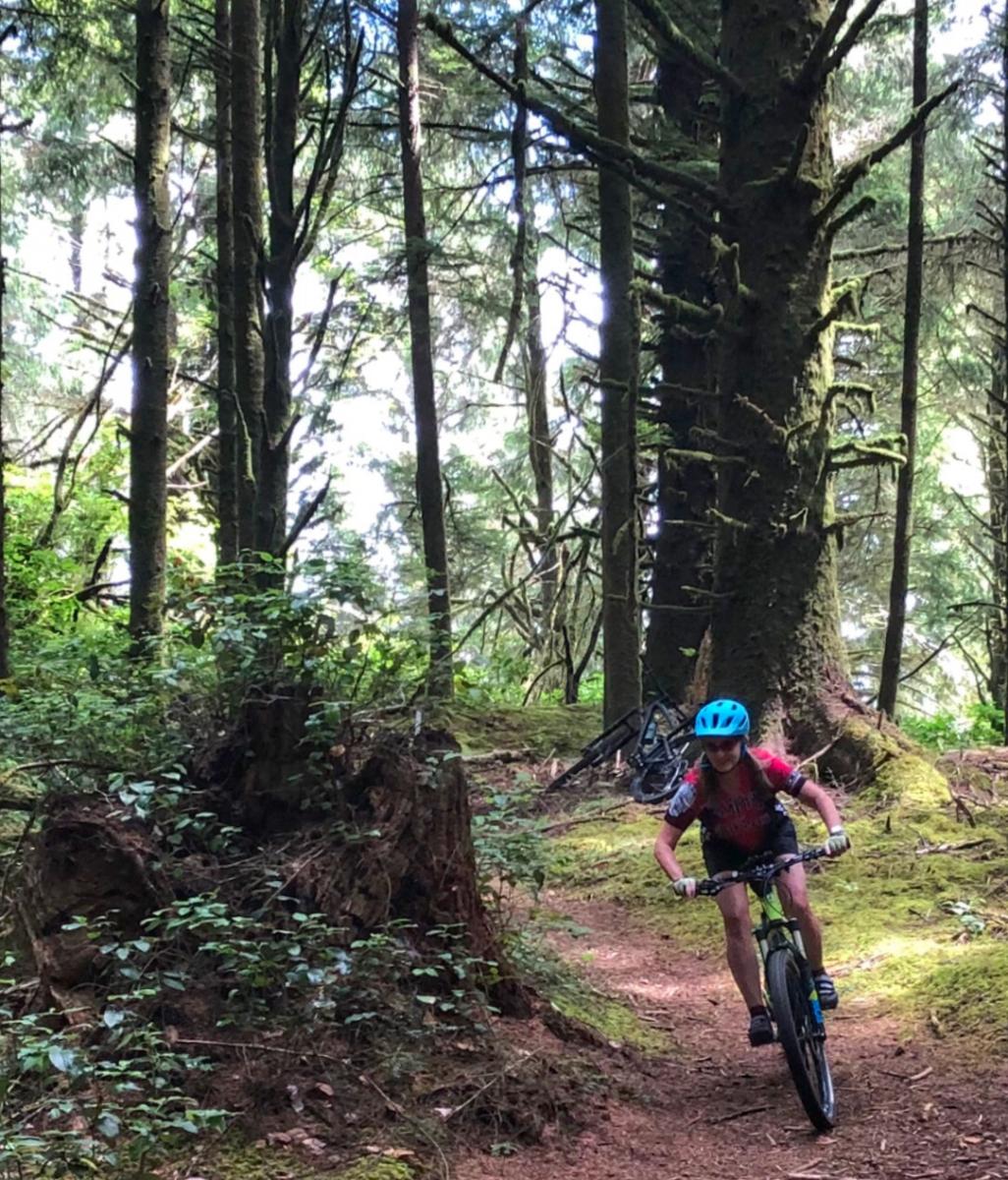 OCCC/Wilder Trail System Mountain Bike Trail in Newport, Oregon