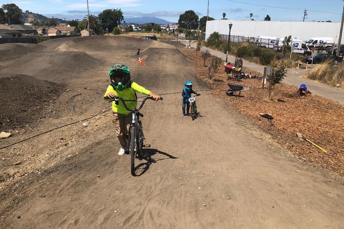 Dirt World Bike Park Mountain Bike Trail in Richmond, California
