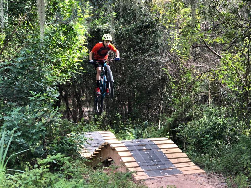 Loyce E. Harpe Park Mountain Bike Trail in Lakeland, Florida