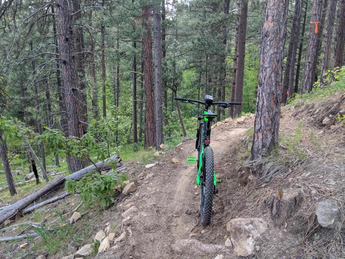 Tinton Trail Mountain Bike Trail in Spearfish, South Dakota