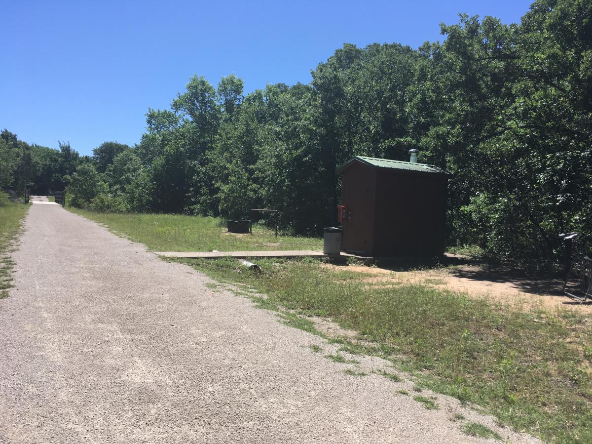 Lake Mineral Wells State Park Mountain Bike Trail in Mineral Wells