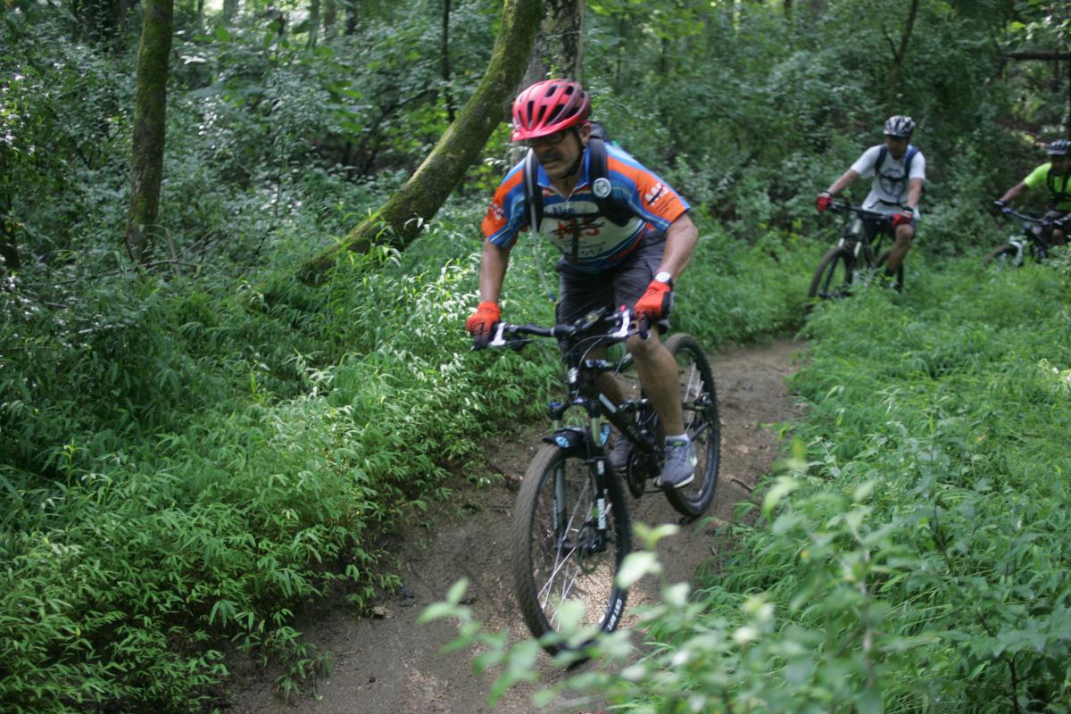 Shady Side Mountain Bike Trail in Greensboro, North Carolina