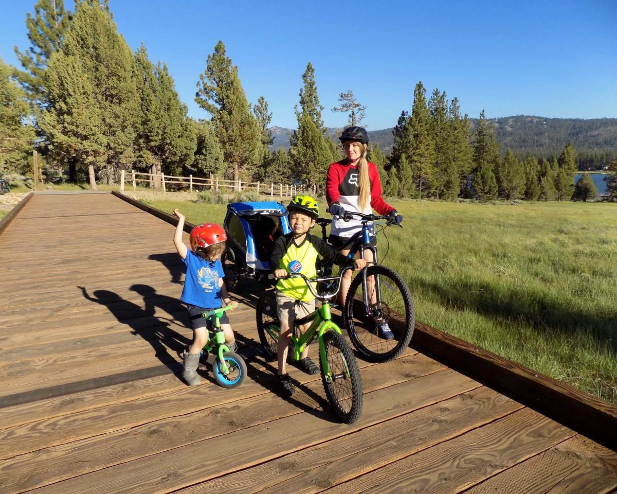 Alpine Pedal Path Mountain Bike Trail in Big Bear City, California