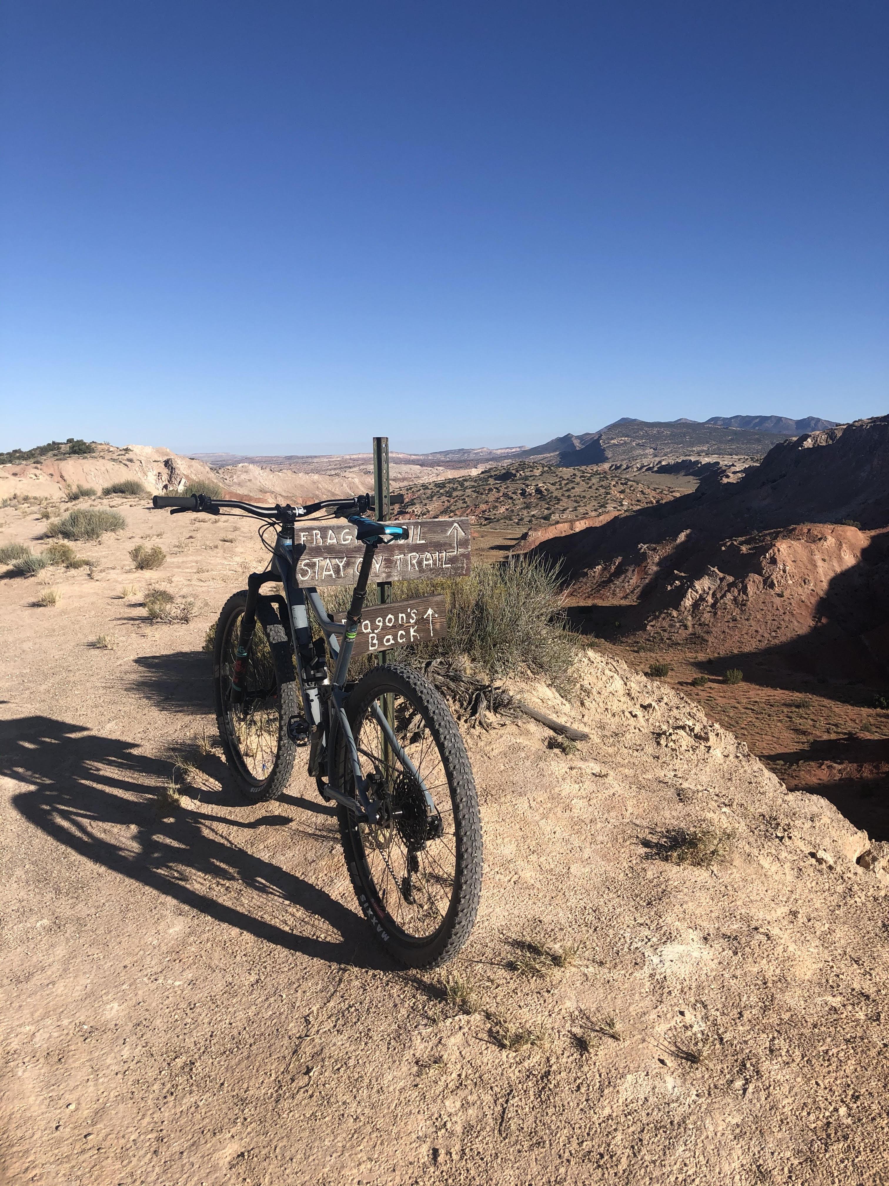 white ridge bike trails