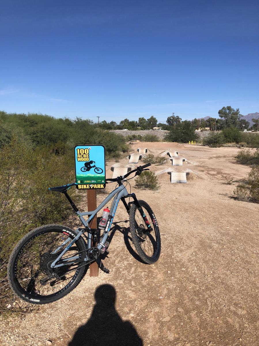 100 Acre Wood Bike Park Mountain Bike Trail in Tucson, Arizona