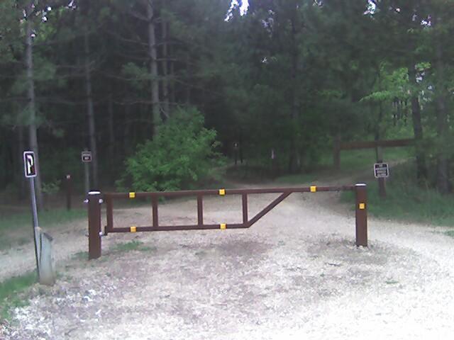  Lebanon Hills mountain bike trail.