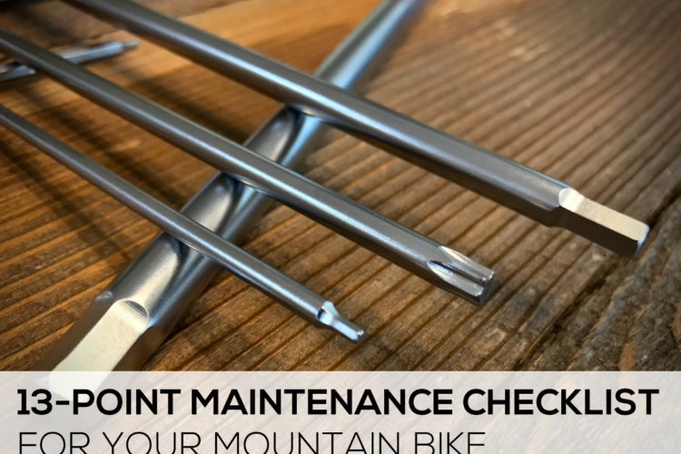 13 point maintenance checklist for your mountain bike