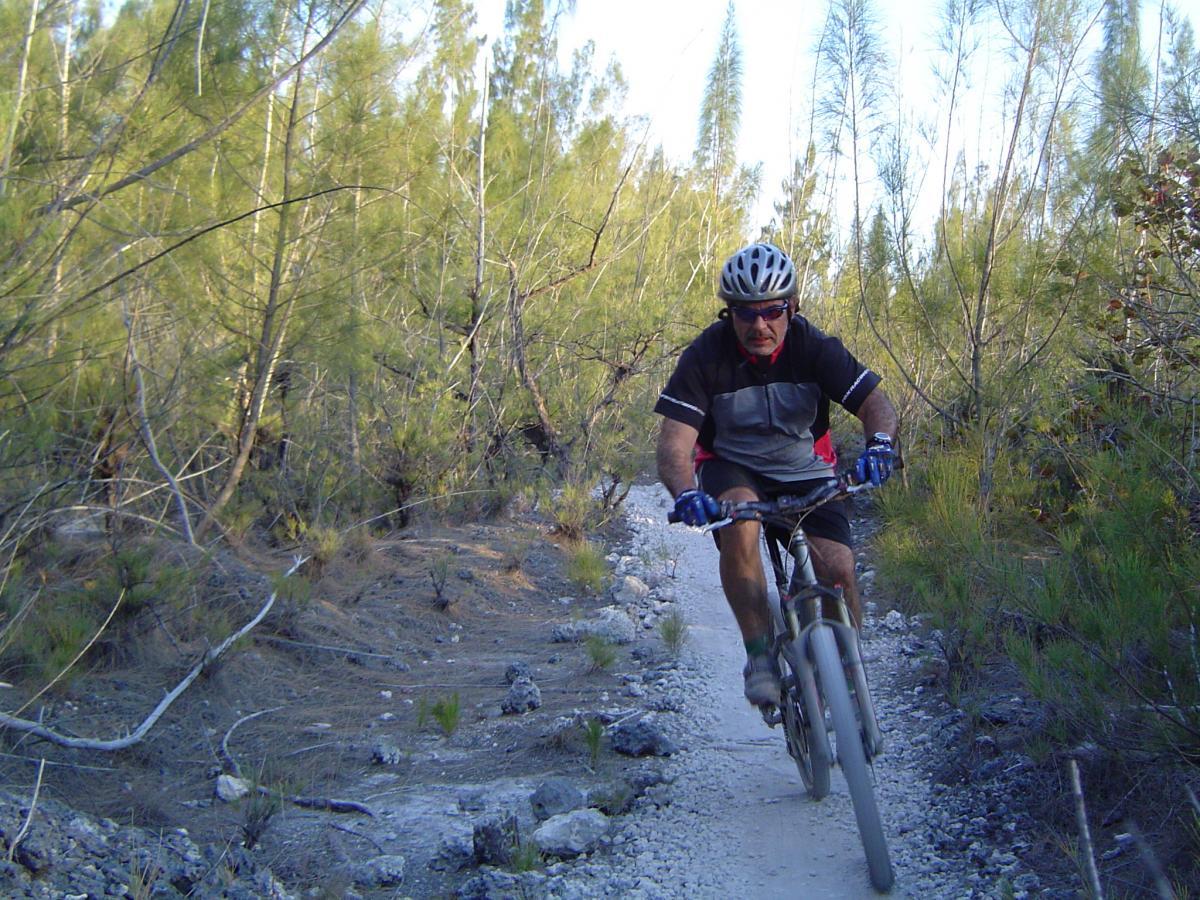  Oleta River State Park mountain bike trail.