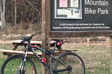  Raisin Woods Mountain Bike Park mountain bike trail.