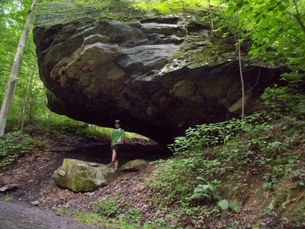  Roaring Run mountain bike trail.