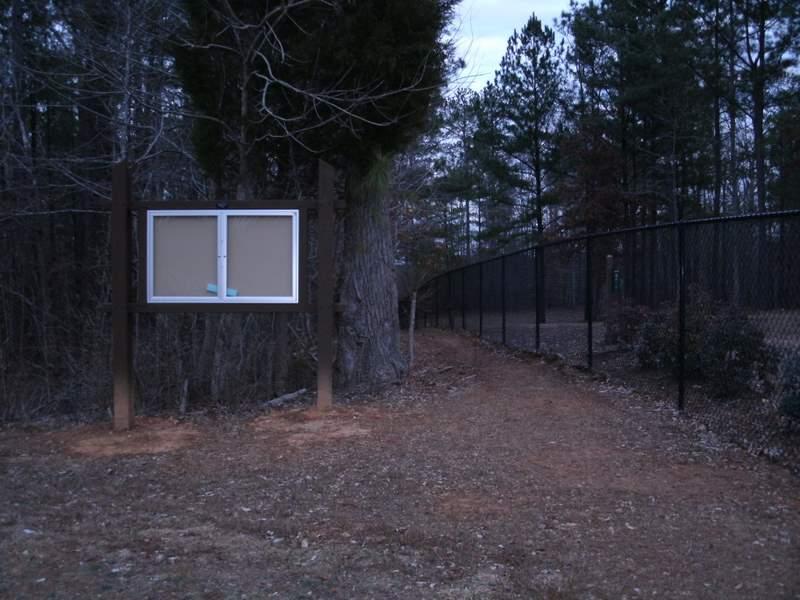  Allatoona Creek Park mountain bike trail.