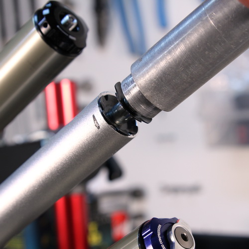 2012 DH Bike Build Installing the Headset and Fork Singletracks