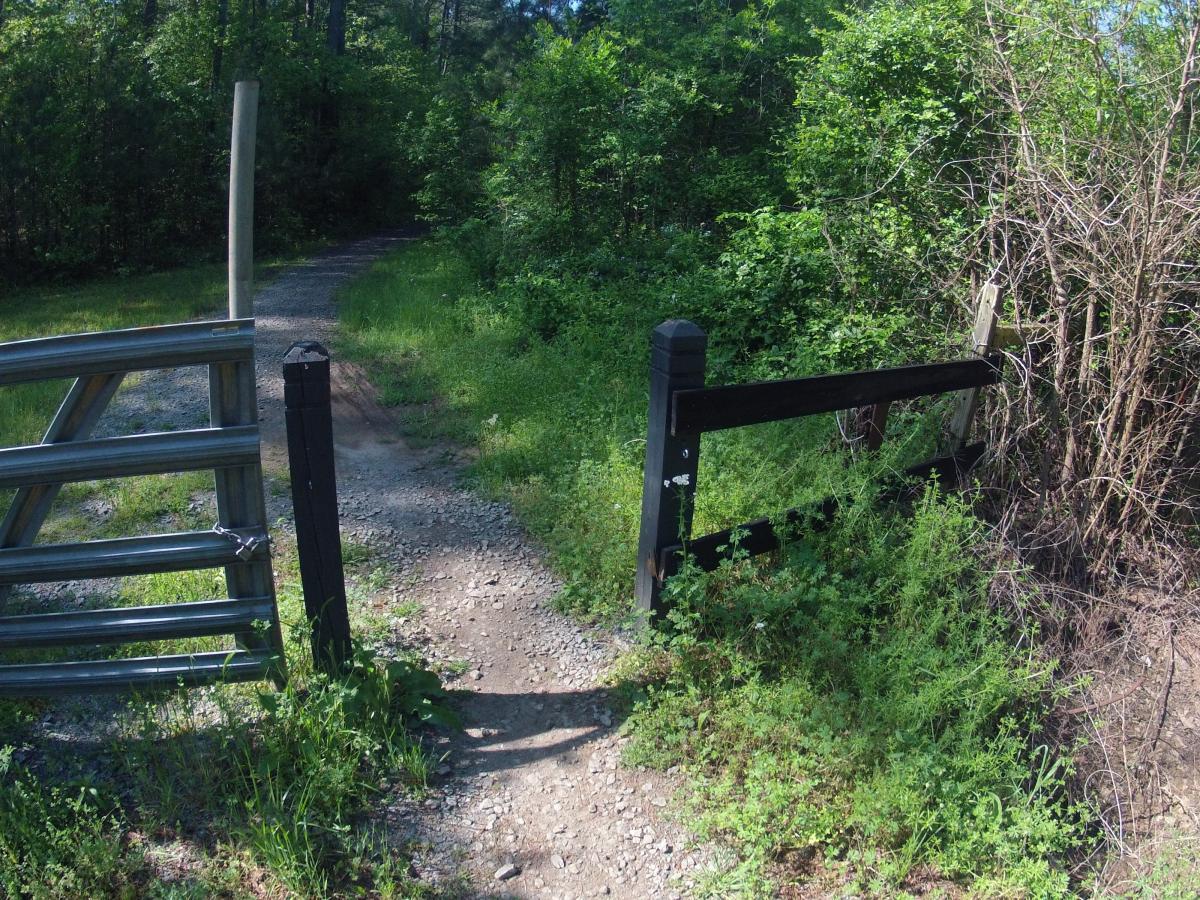  Allatoona Creek Park mountain bike trail.