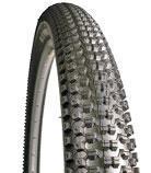 Kenda Small Block Eight: A close-up view of a mountain bike tire featuring a textured tread pattern designed for enhanced grip and traction on rough terrain.